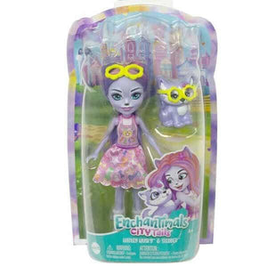 Apresentamos Enchantimals City Tails Hadley Husky e Sledder com o SKU 856309322 recomendado para + 4 anos