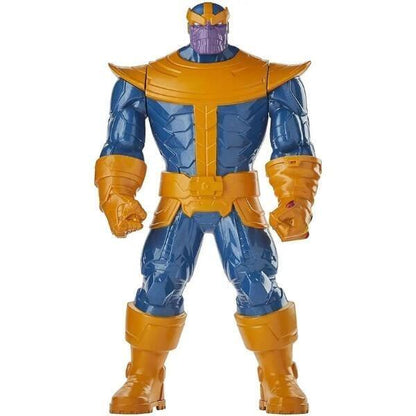 Figura Olympus - Thanos com armadura dourada e fato azul