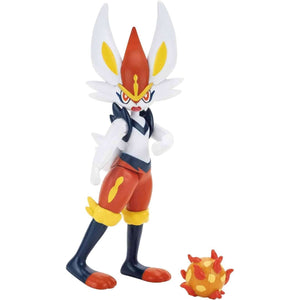 Apresentamos Figura de Batalha Pokémon – Cinderace com o SKU 23016424 recomendado para + 4 anos
