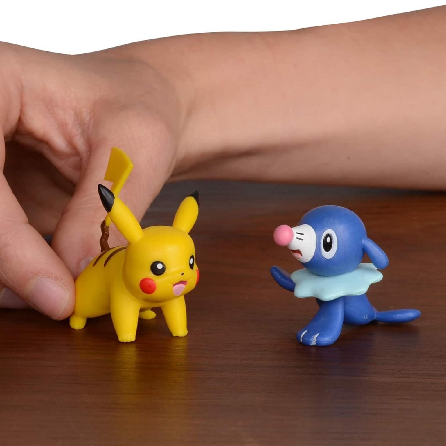 Apresentamos Figuras Pokemon - Pikachu e Popplio com o SKU 239500123 recomendado para + 4 anos