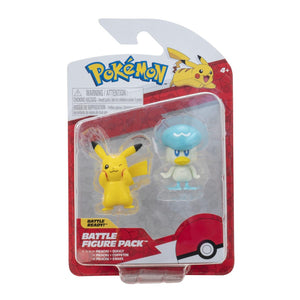 Apresentamos Conjunto de Batalha Pokémon - Pikachu e Quaxly com o SKU 23335723 recomendado para + 4 anos