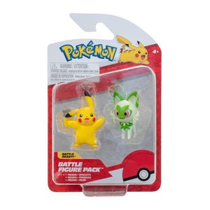Apresentamos Conjunto de Batalha Pokémon - Pikachu e Sprigatito com o SKU 23335823 recomendado para + 4 anos