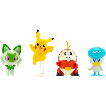 Pokémon - Conjunto 4 Figuras de Batalha