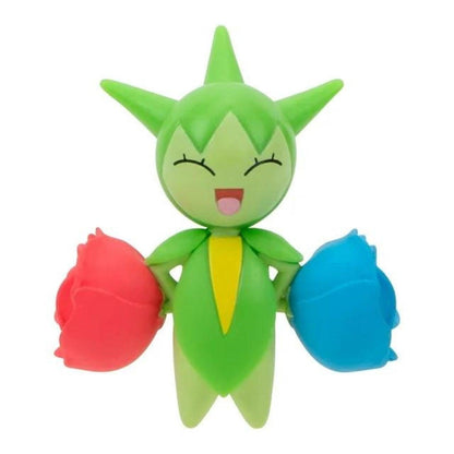 Figura de batalha Pokémon Roselia e Pawniard