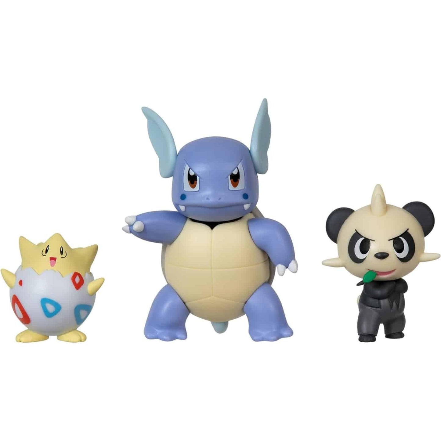 Apresentamos Figuras de Batalha Pokémon - Togepi, Wartortle e Pancham com o SKU 23305124 recomendado para + 4 anos