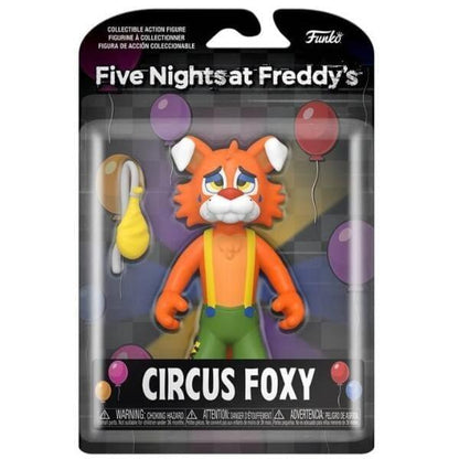 Figura Five Nights at Freddy's Circus Foxy da Funko na embalagem blister