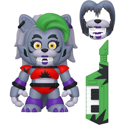 Five Nights at Freddy's Snaps Roxanne Wolf com máscara e guitarra-teclado verde