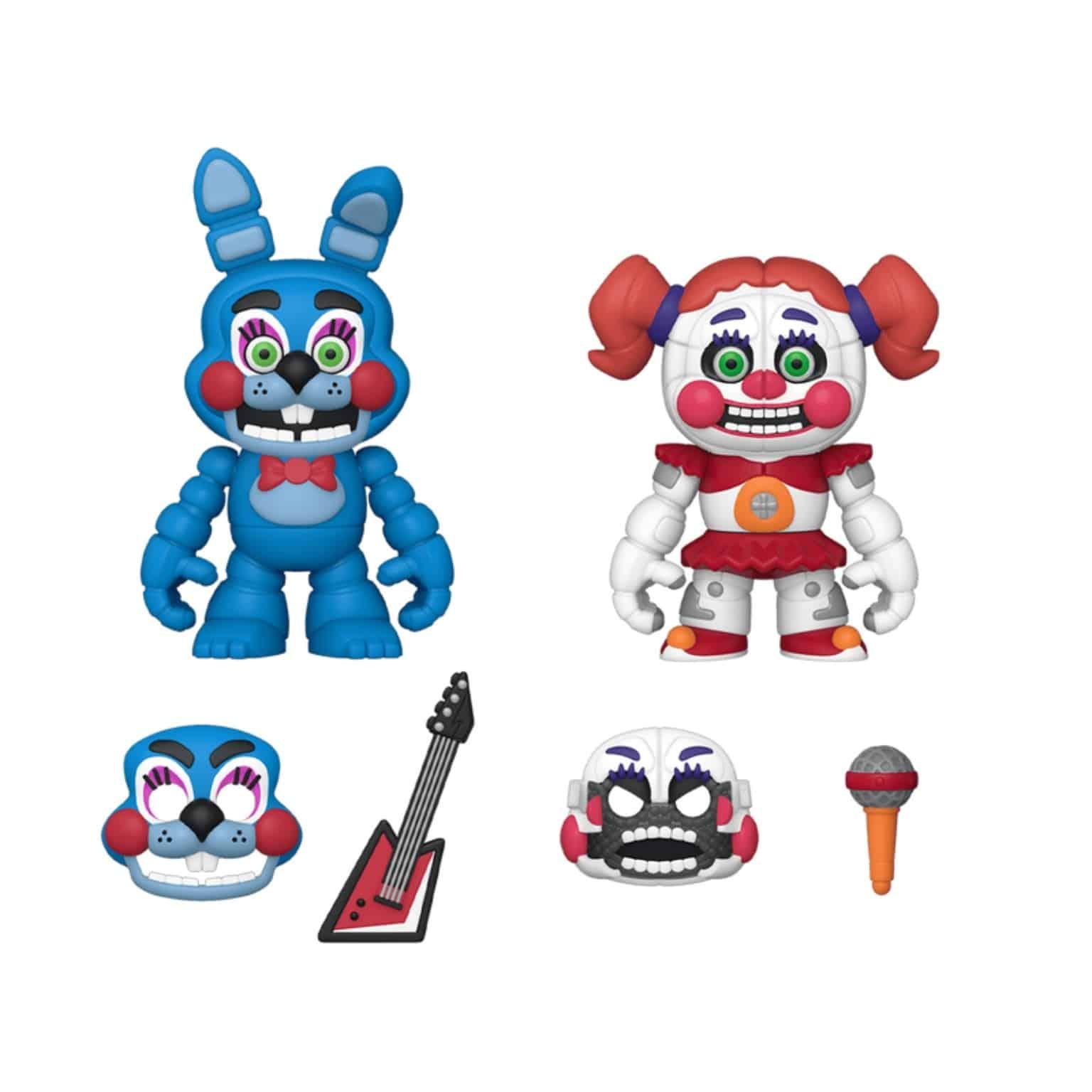 Five Nights at Freddys Snap - Toy Bonnie e Baby - Brincatoys