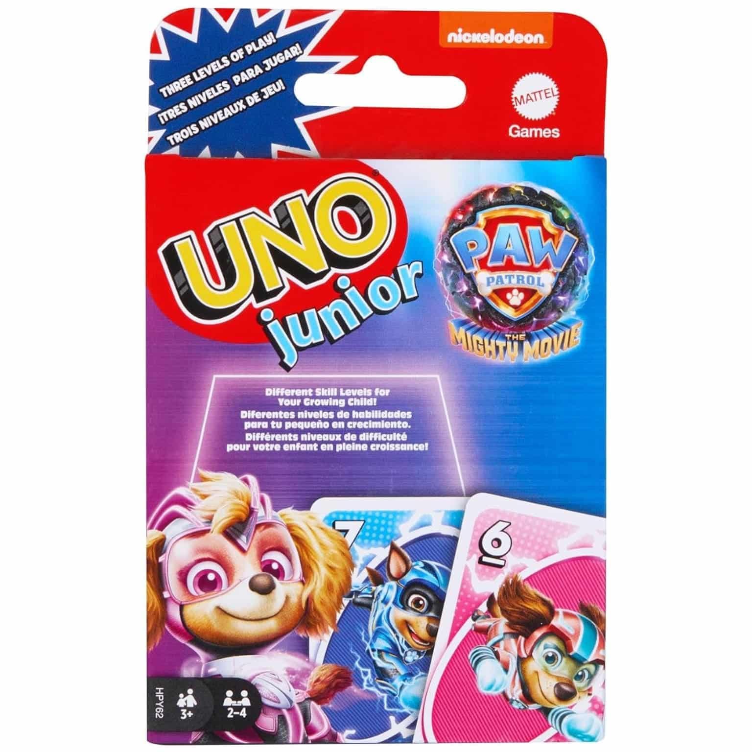 Apresentamos Game Uno Junior Paw Patrol: The Mighty Movie (EN) com o SKU 231708023 recomendado para + 3 anos