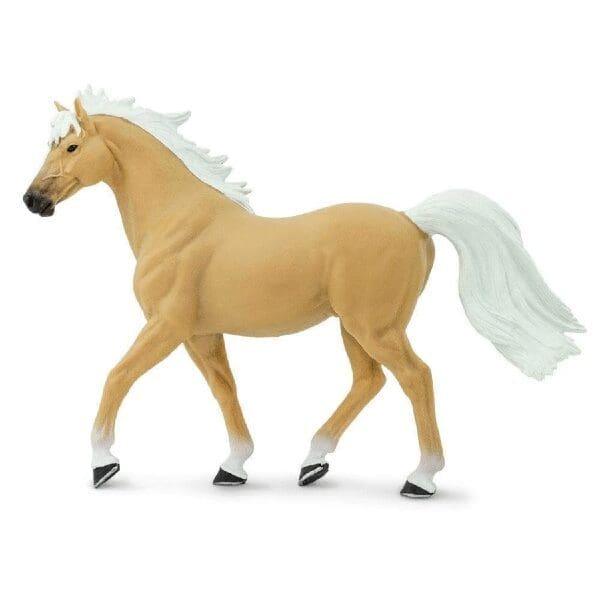 Apresentamos Figura de borracha - Garanhão Palomino Mustang com o SKU 435230523 recomendado para + 3 anos