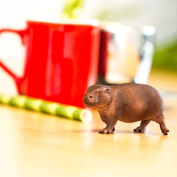 Apresentamos Figura de borracha - Hipopótamo Pigmeu com o SKU 432922923 recomendado para + 3 anos