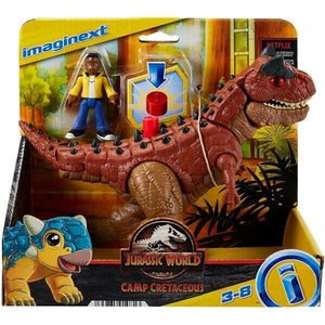 Apresentamos Imaginext - Jurassic World Camp Cretaceous Carnotaurus Dinosaur & Darius com o SKU 861081322 recomendado para + 3 anos