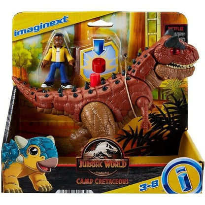 Apresentamos Imaginext - Jurassic World Camp Cretaceous Carnotaurus Dinosaur & Darius com o SKU 861081322 recomendado para + 3 anos
