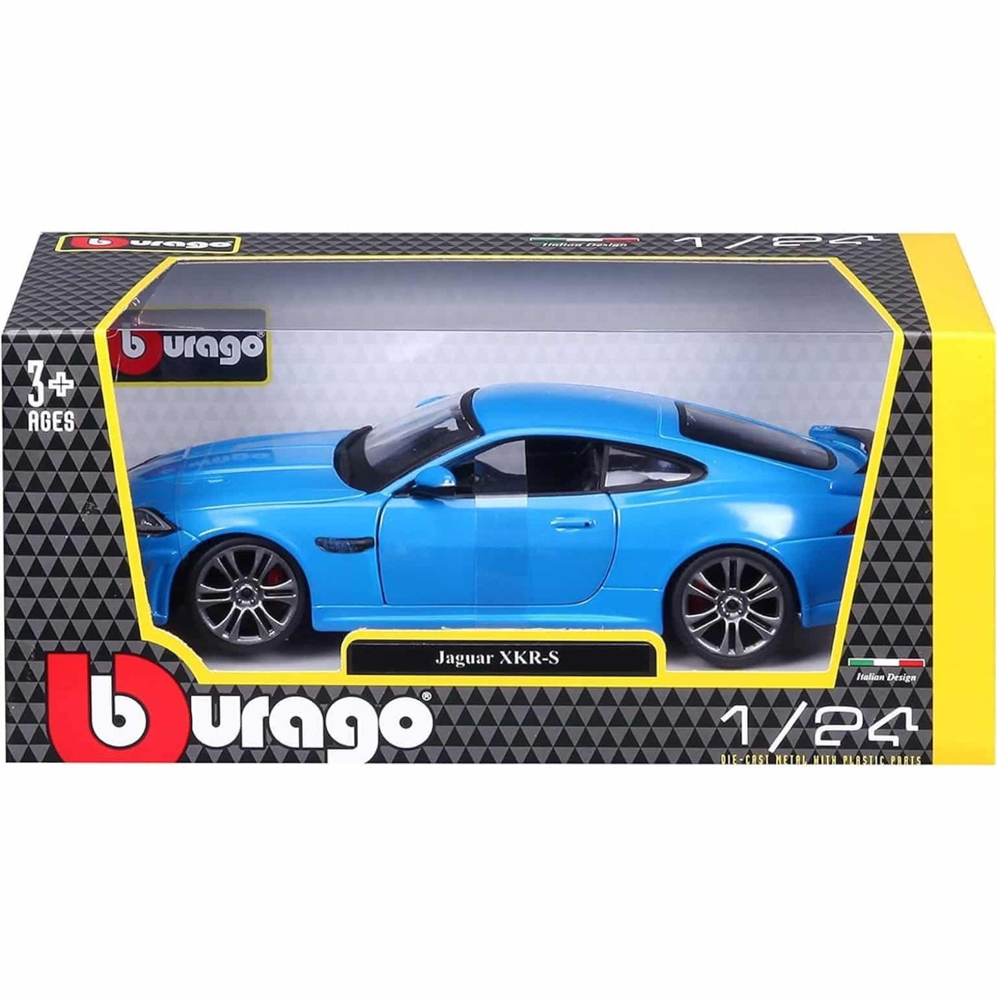 Apresentamos Jaguar XKR-S Azul com o SKU 688210623 recomendado para + 3 anos