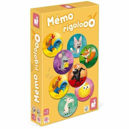 Jogo de Memória Memo Rigolooo - Brincatoys