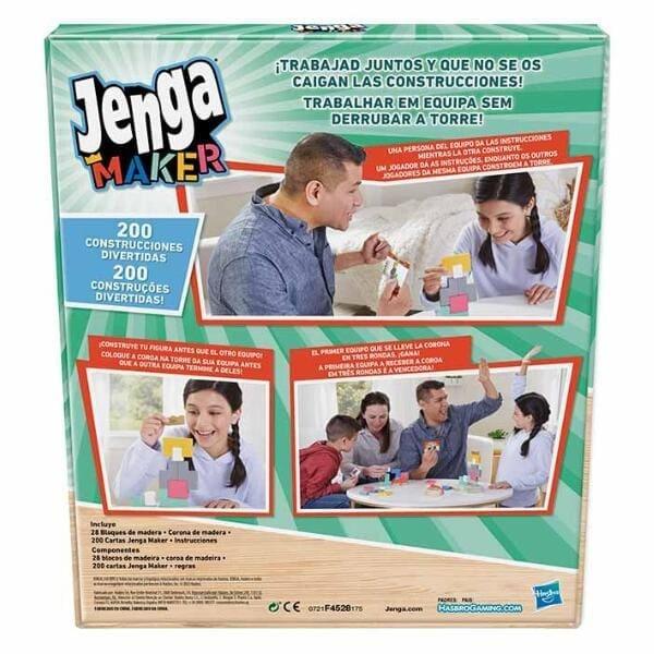 Apresentamos Jogo Jenga Maker com o SKU 90452823 recomendado para + 8 anos