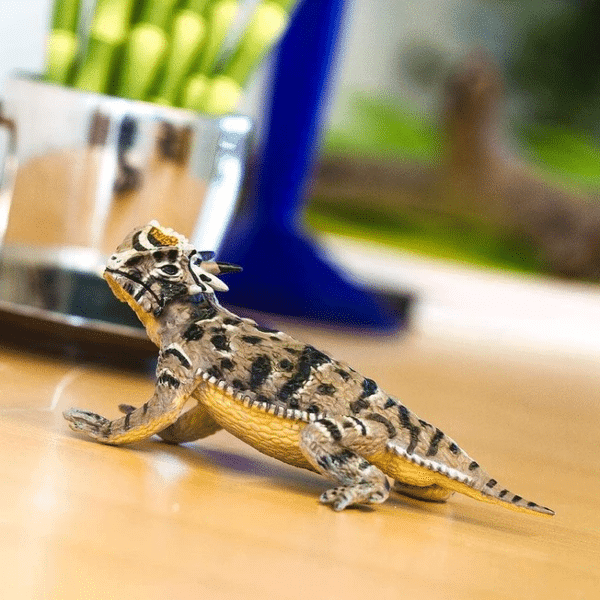 Apresentamos Figura de borracha - Lagarto cornudo com o SKU 435660523 recomendado para + 3 anos