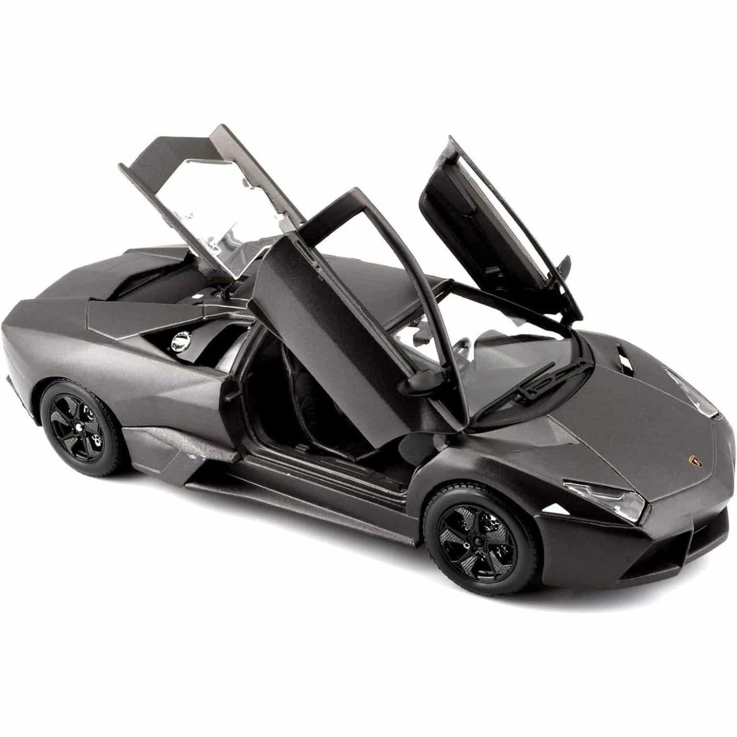 Lamborghini Reventón Cinzento 1/24 da Bburago com portas abertas