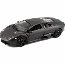 Lamborghini Reventón Cinzento 1/24 da Bburago com portas abertas