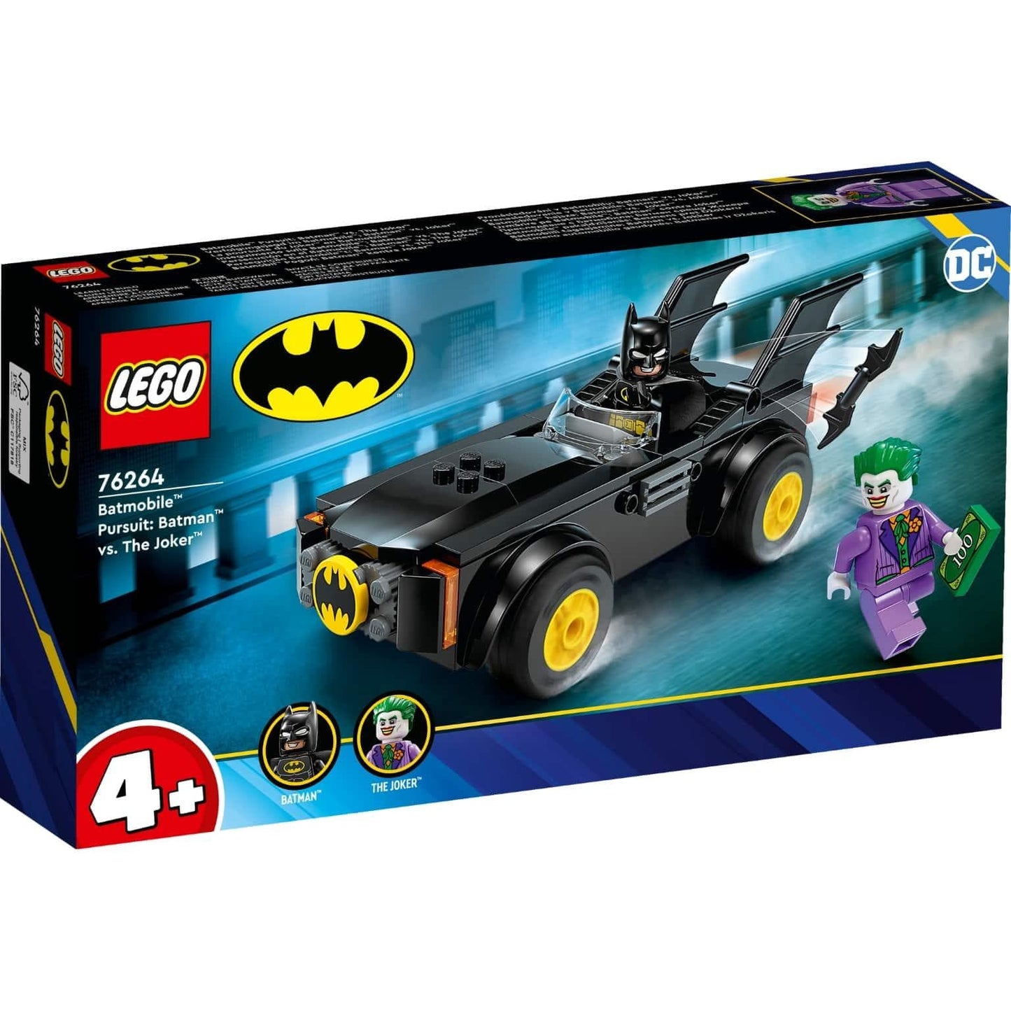 Apresentamos Lego DC Batman - Perseguição Batmobile t: Batman vs. The Joker com o SKU 667626423 recomendado para + 8 anos