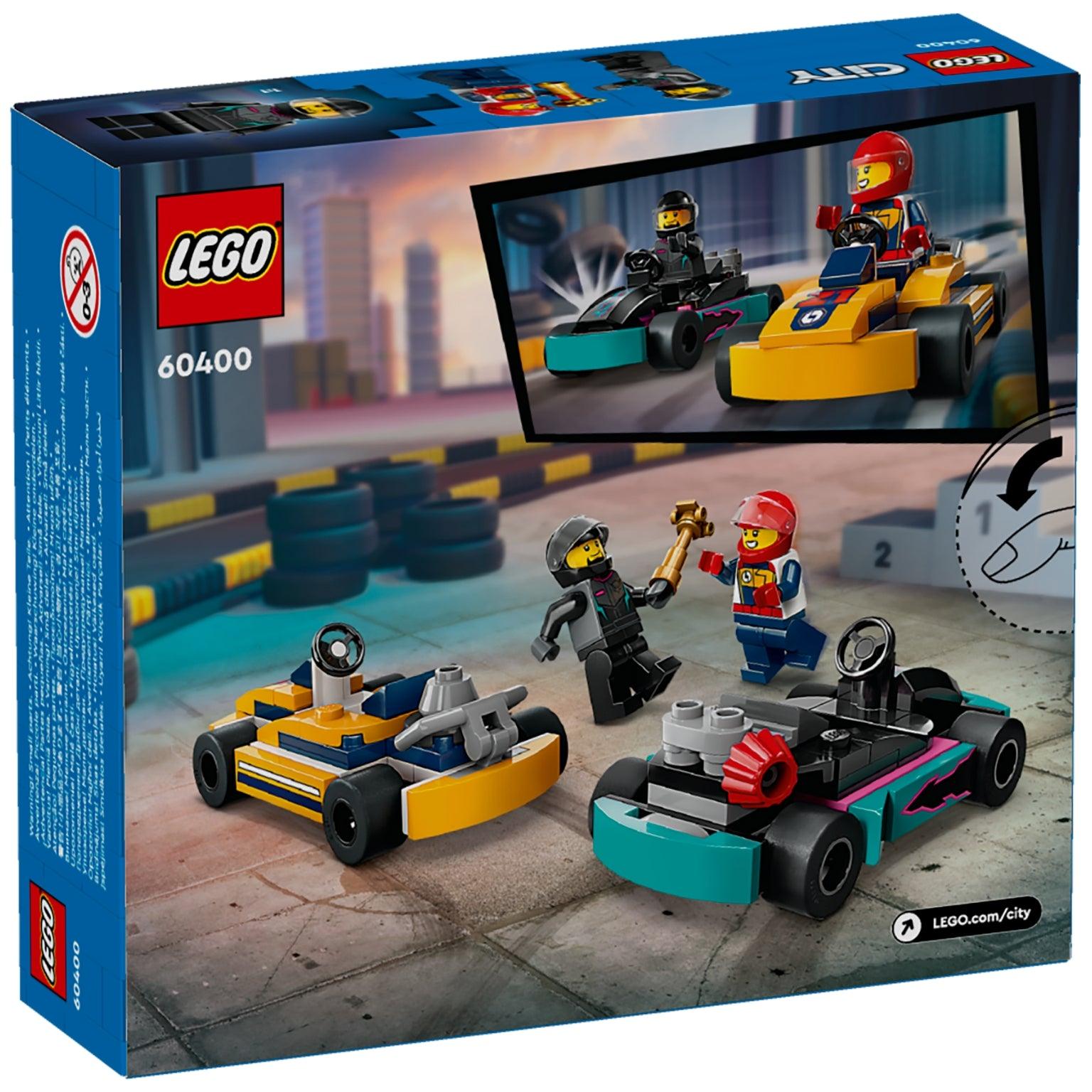 Apresentamos Lego City Carros de Karting e Pilotos com o SKU 666040024 recomendado para + 5 anos