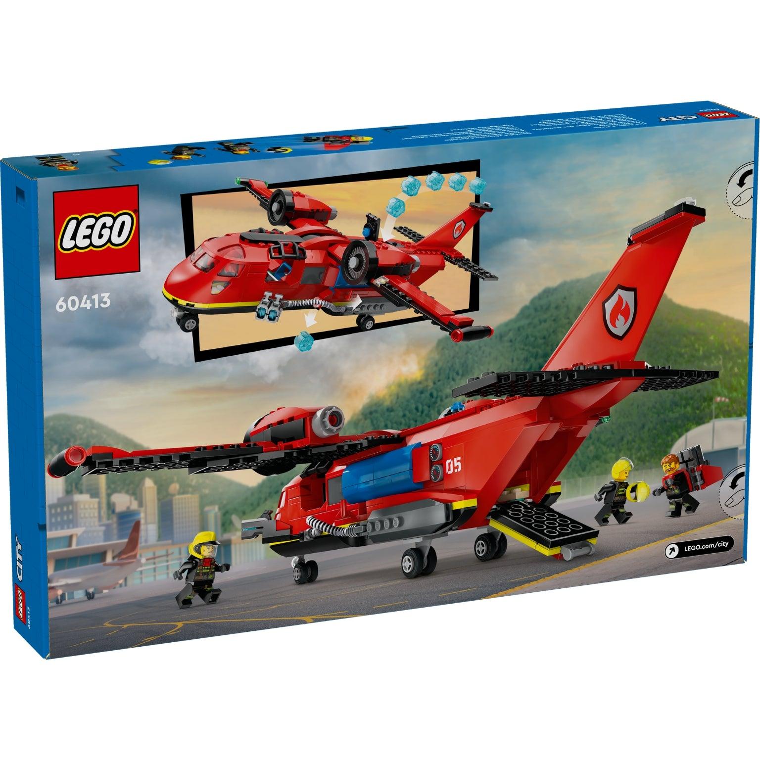 Apresentamos Lego City Avião de Resgate dos Bombeiros com o SKU 666041324 recomendado para + 6 anos