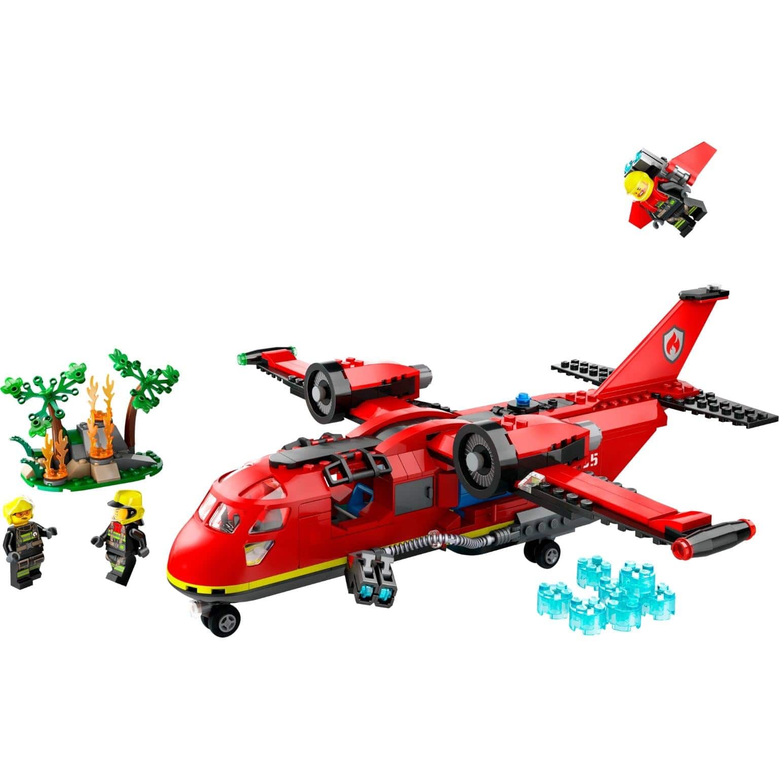 Apresentamos Lego City Avião de Resgate dos Bombeiros com o SKU 666041324 recomendado para + 6 anos