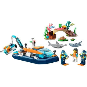 Lego City - Barco de Mergulho Explorador - Brincatoys