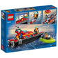 Apresentamos Lego City - Barco de Resgate dos Bombeiros com o SKU 666037325 recomendado para + 5 anos