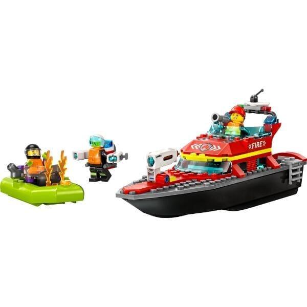 Lego City - Barco de Resgate dos Bombeiros - Brincatoys