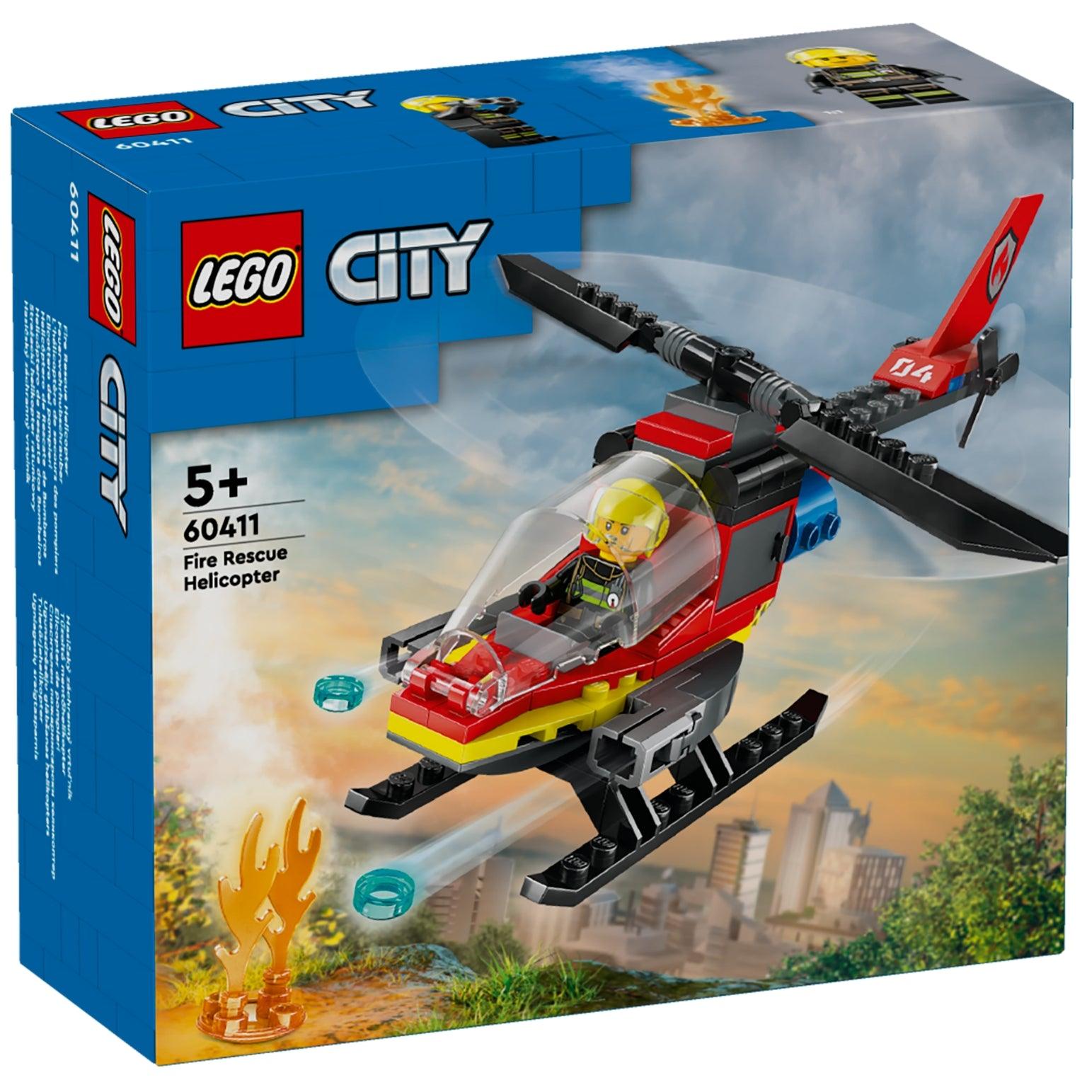 Lego City Helicóptero de Resgate dos Bombeiros - Brincatoys