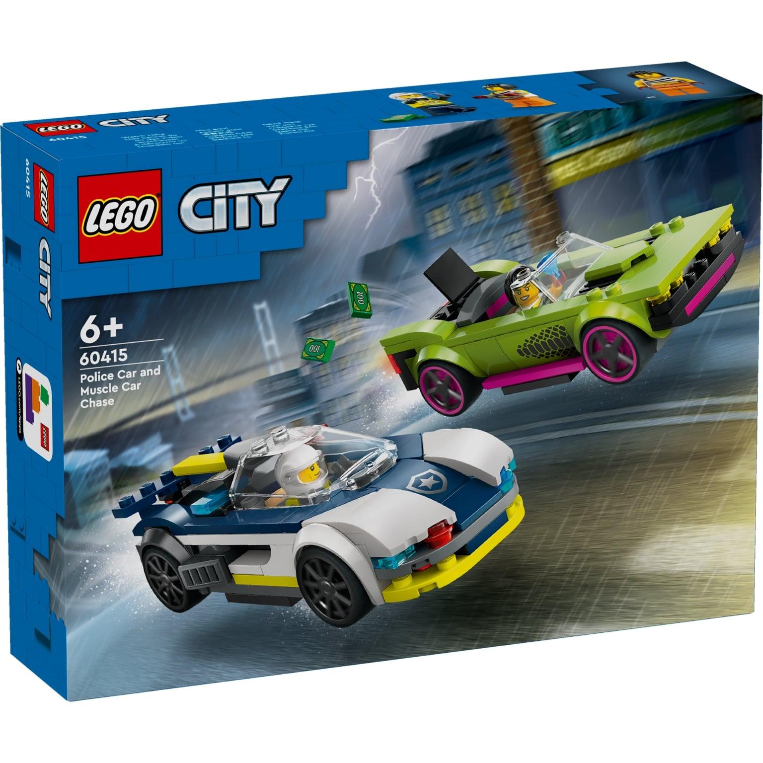 Lego City Perseguição de Carro da Polícia a Muscle Car - Brincatoys