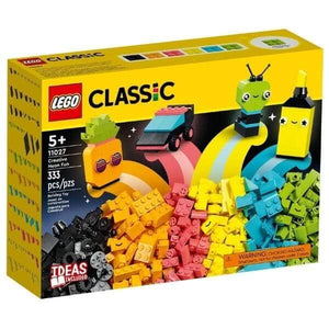 Lego Classic - Diversão Criativa em Tons Néon - Brincatoys