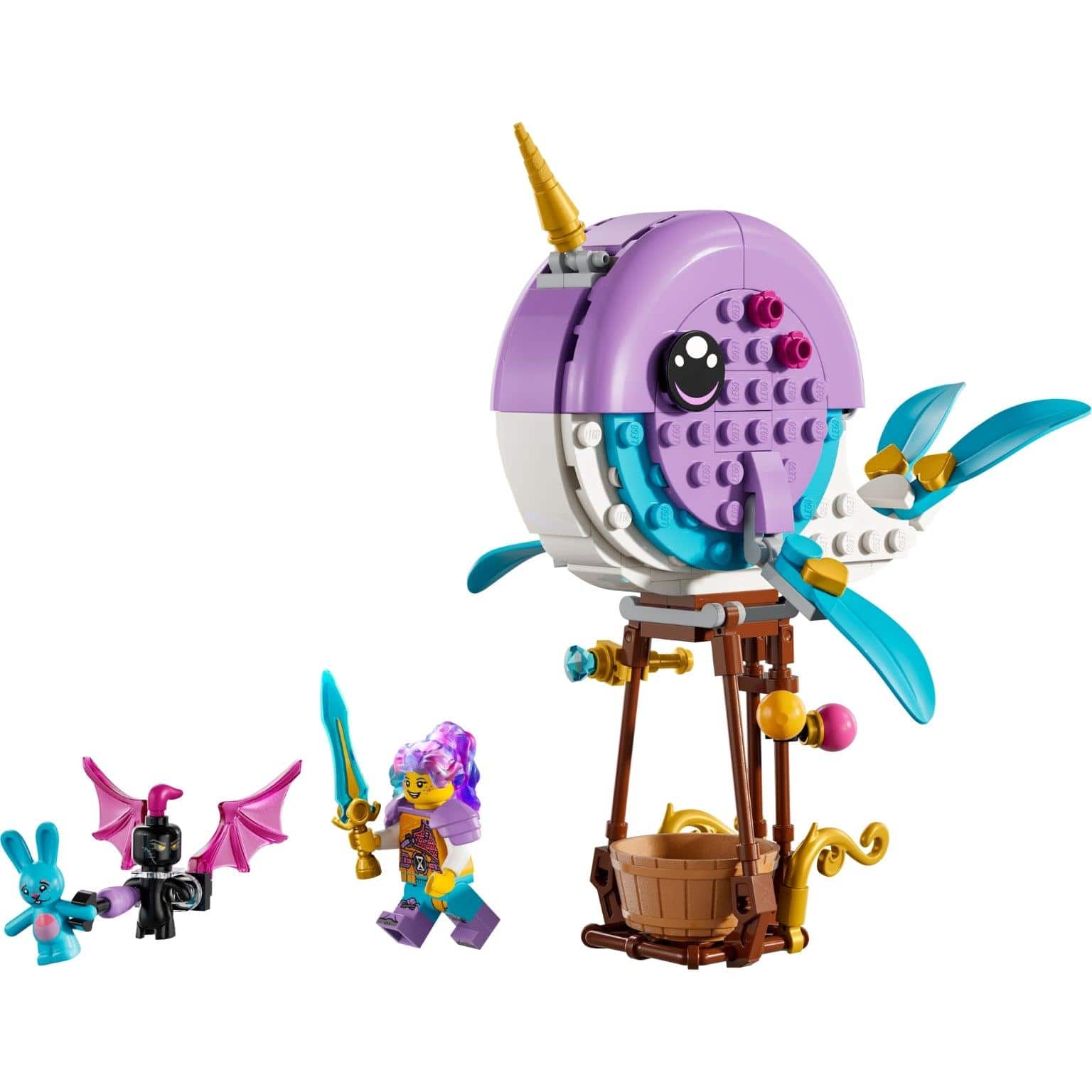 Apresentamos Lego Dreamzzz Balão de Ar Quente Narval da Izzie com o SKU 667147224 recomendado para + 7 anos