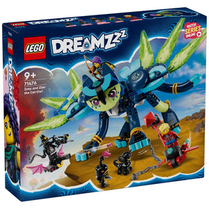Apresentamos Lego Dreamzzz Zoey e Zian, o Gato-Coruja com o SKU 667147624 recomendado para + 9 anos