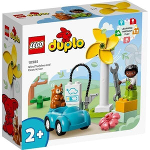 Lego Duplo - Turbina Eólica e Carro Elétrico - Brincatoys