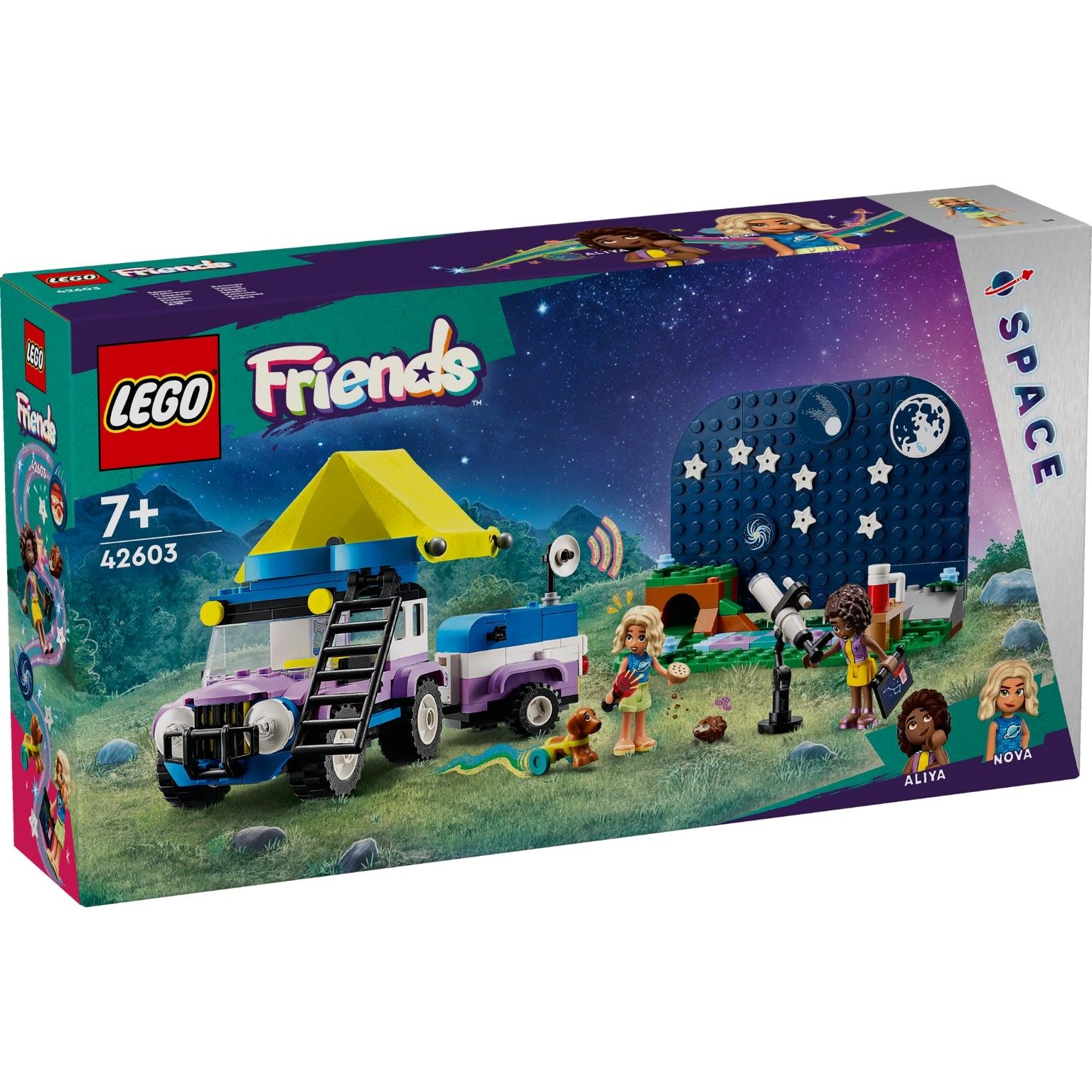 Apresentamos Lego Friends Veículo de Acampamento e Observação Astronómica com o SKU 664260324 recomendado para + 7 anos