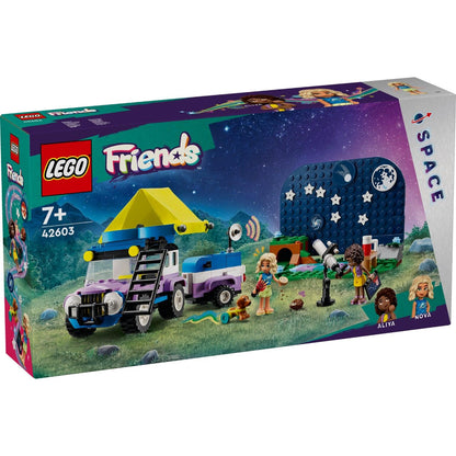 Apresentamos Lego Friends Veículo de Acampamento e Observação Astronómica com o SKU 664260324 recomendado para + 7 anos