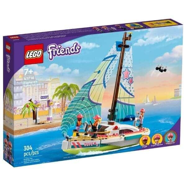 Apresentamos Lego Friends - A Aventura em Barco à Vela da Stephanie com o SKU 664171623 recomendado para + 7 anos