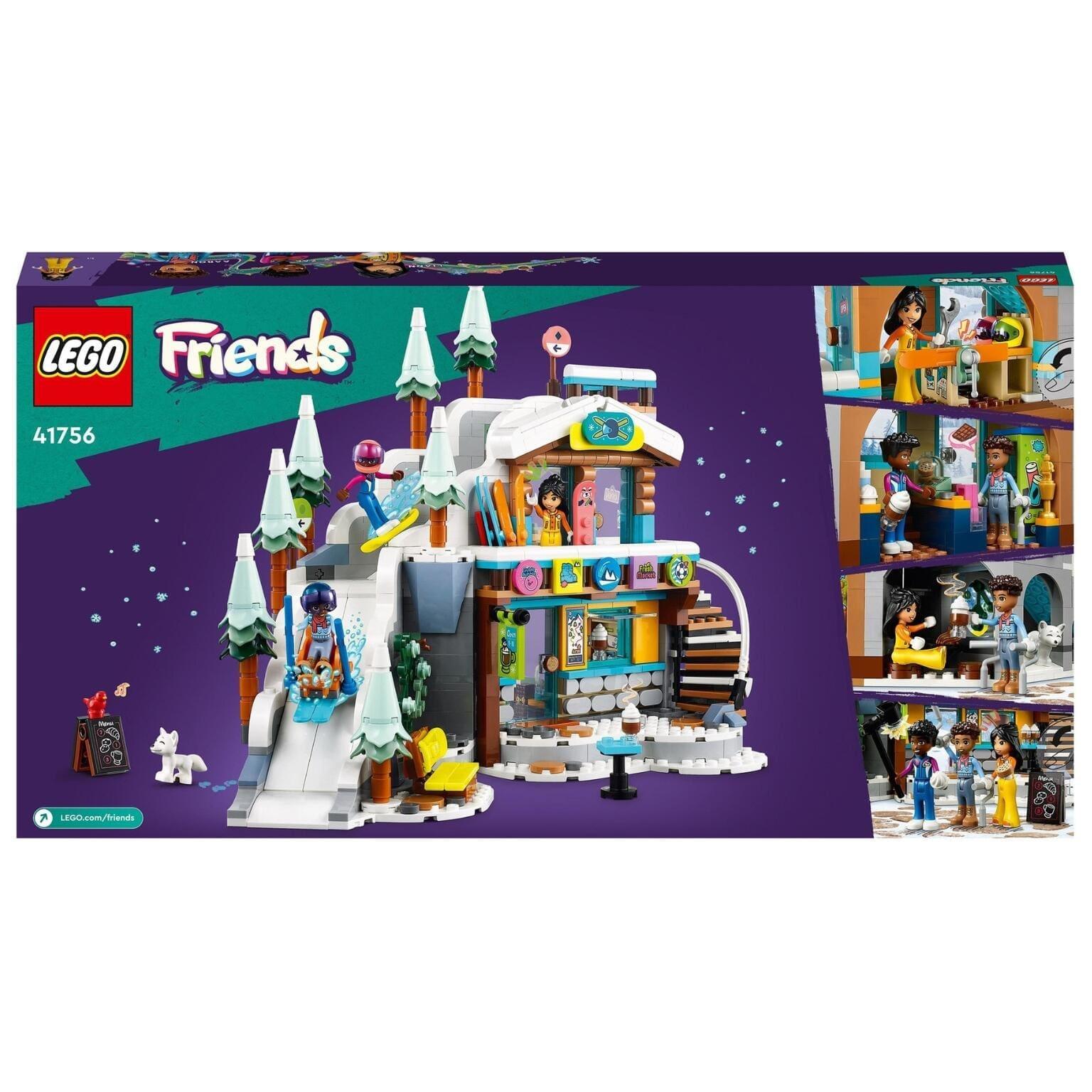 Lego Friends - Pista de Esqui de Férias e Café - Brincatoys