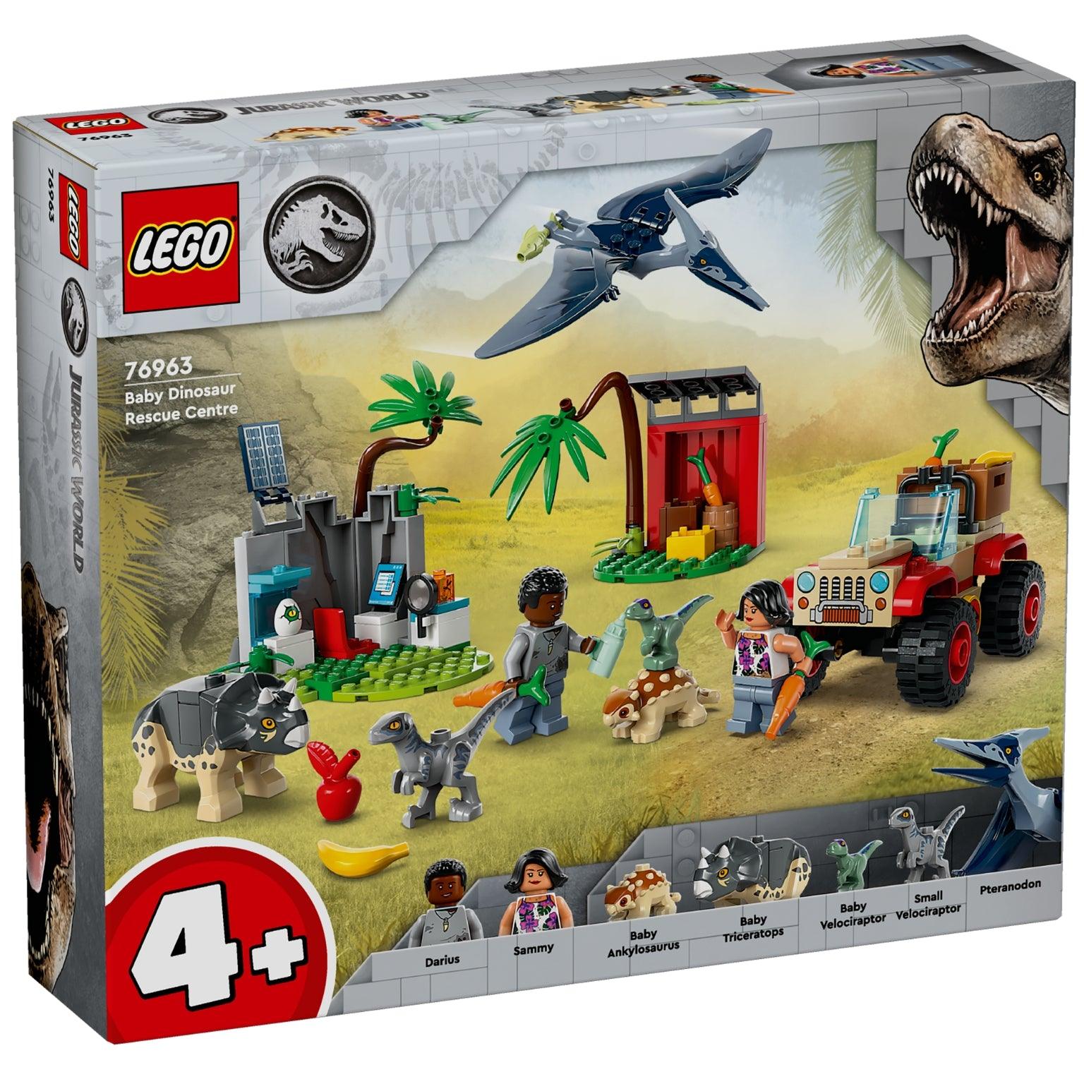 Apresentamos Lego Jurassic World Centro de Resgate de Dinossauros Bebés com o SKU 667696324 recomendado para + 4 anos