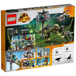 Lego Jurassic World Ataque do Giganotossauro e do Therizinossauro - Brincatoys
