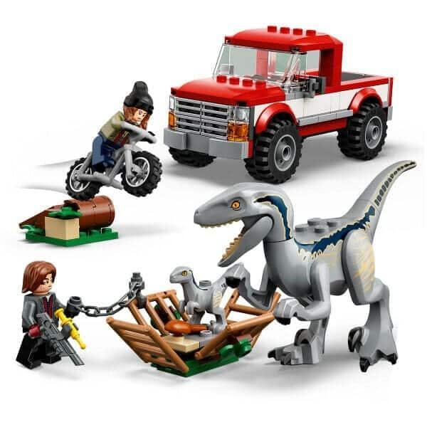 Lego Jurassic World Captura dos Velociraptores Blue e Beta - Brincatoys