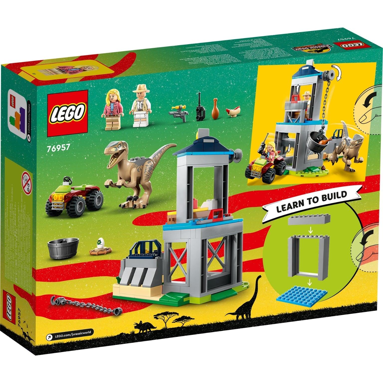 Apresentamos Lego Jurassic World - Fuga de Velociraptor com o SKU 667695723 recomendado para + 4 anos