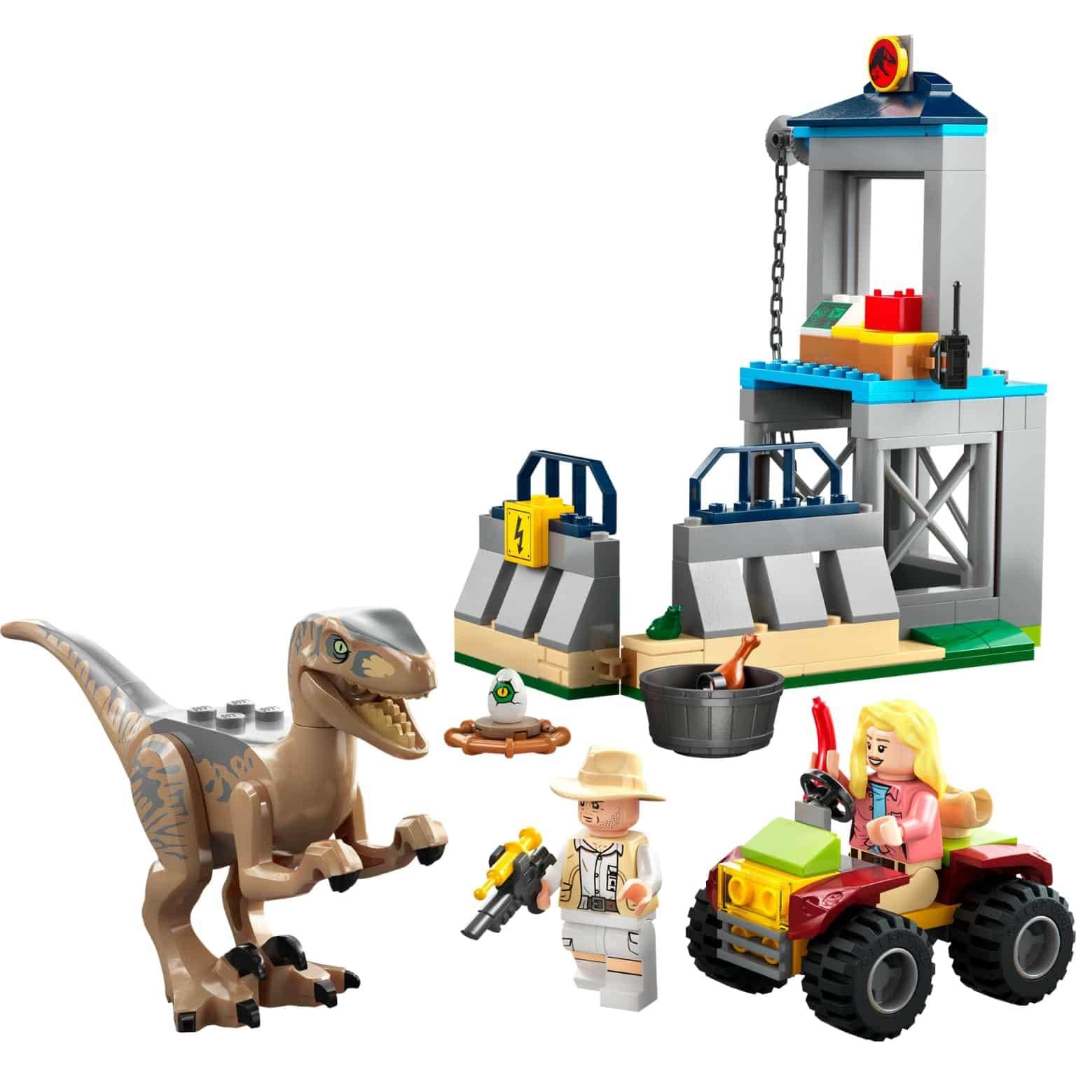 Apresentamos Lego Jurassic World - Fuga de Velociraptor com o SKU 667695723 recomendado para + 4 anos