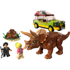 Lego Jurassic World - Pesquisa de Triceratops - Brincatoys