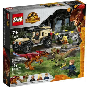 Apresentamos Lego Jurassic World Transporte de Piroraptor e de Dilofossauro com o SKU 667695122 recomendado para + 7 anos