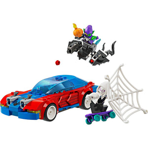 Lego Marvel Carro de Corrida Spider-Man e Green Goblin Venom - Brincatoys