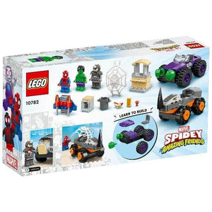 Apresentamos Lego Marvel Confronto de Camiões Hulk vs. Rhino com o SKU 661078222 recomendado para + 4 anos