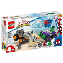 Apresentamos Lego Marvel Confronto de Camiões Hulk vs. Rhino com o SKU 661078222 recomendado para + 4 anos